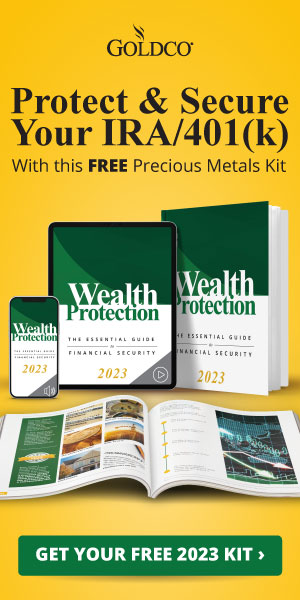 materials from a Wealth Protection Kit from Goldco